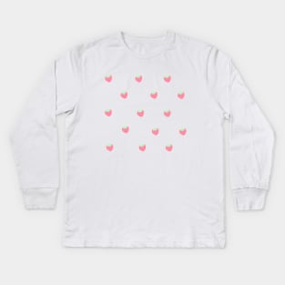 strawberries Kids Long Sleeve T-Shirt